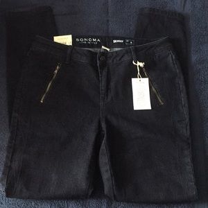 NWT Sonoma Dark Wash Skinny Jeans 6